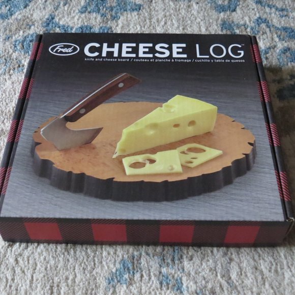 Fred Cheese Log Knife & Cheese Board